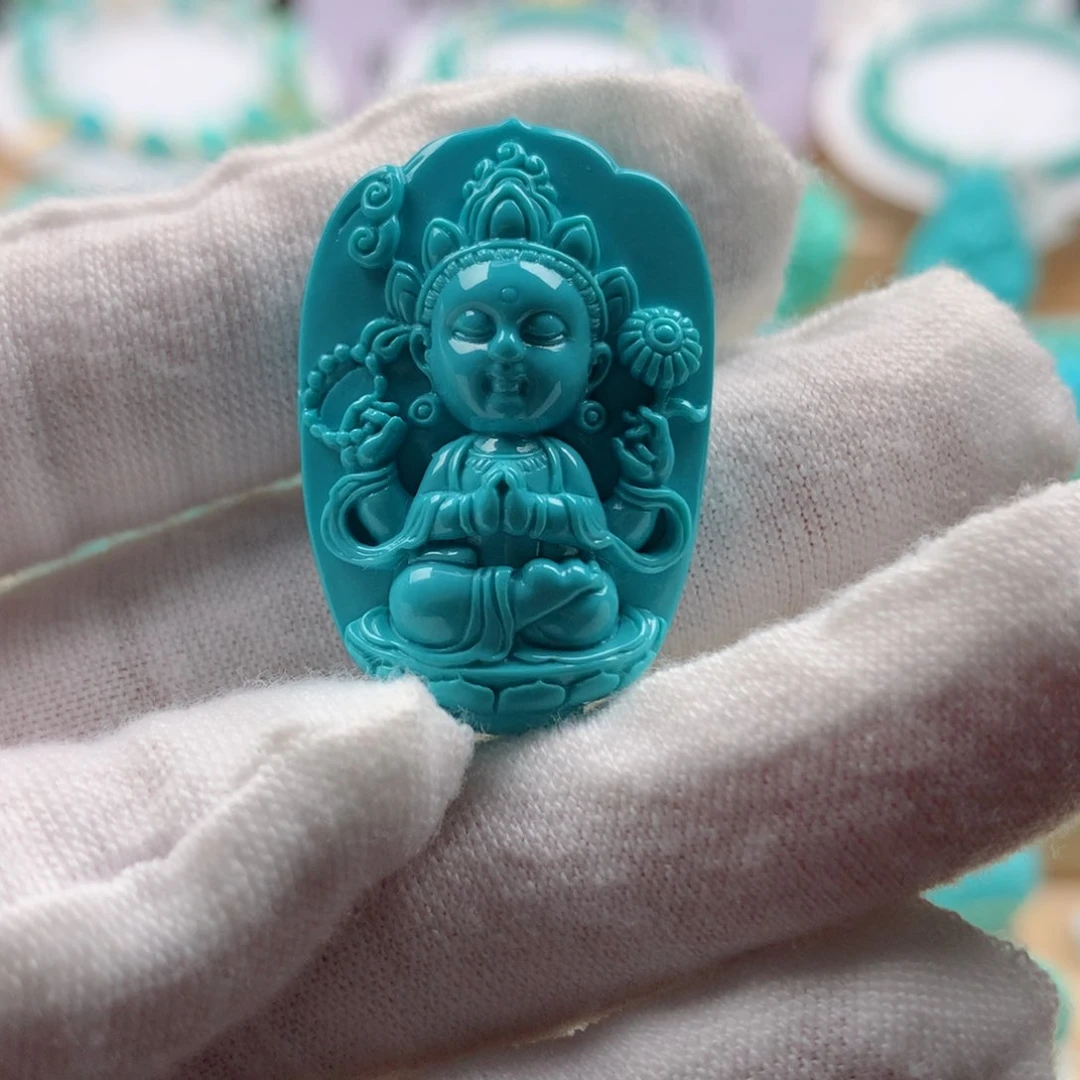 绿松石配饰未镶嵌