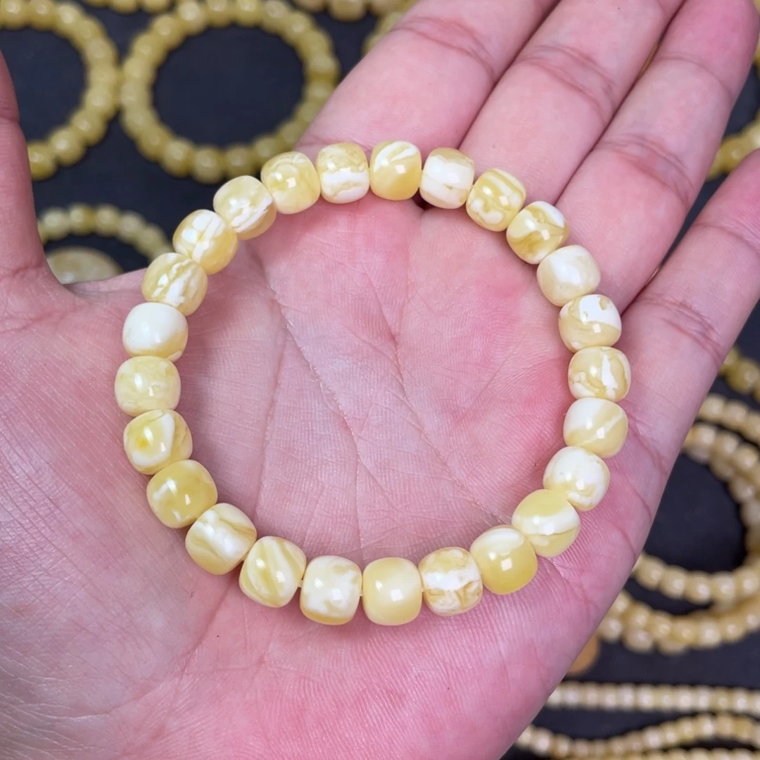 裸石蜜蜡未镶嵌蜜蜡手串8.8mm