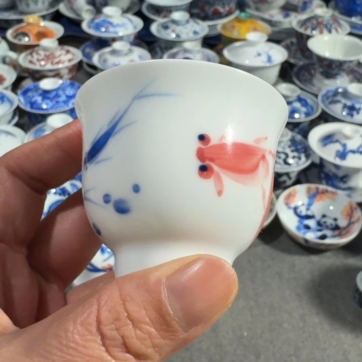 景德镇手工手绘杯