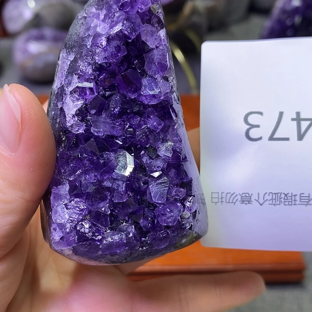 珠宝半成品紫晶未镶嵌