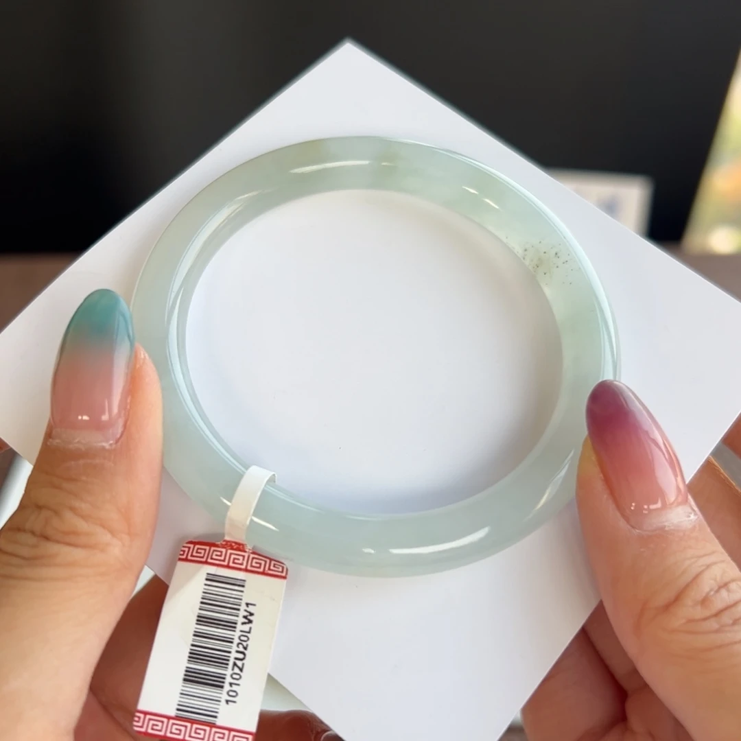 翡翠未镶嵌手镯10号 55.2