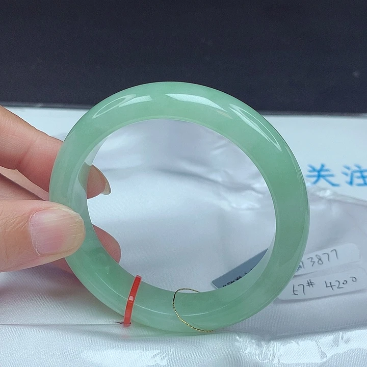 未镶嵌手镯翡翠57圈3877