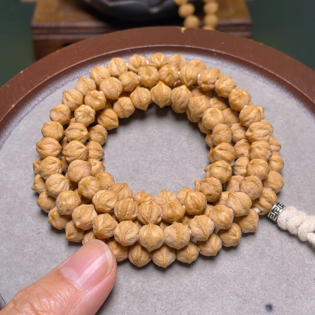 柏香籽/百香籽吊坠白牙横打长串