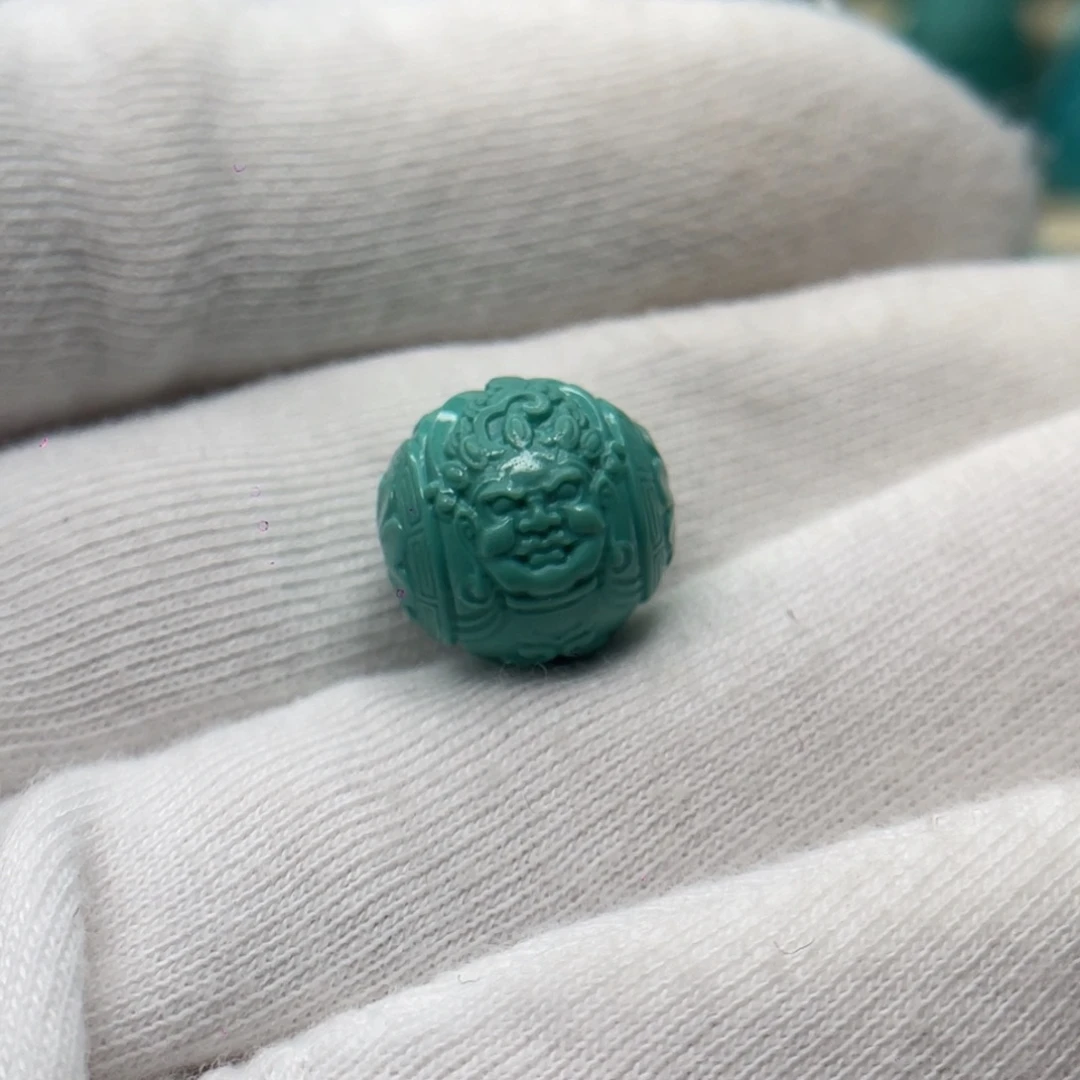 绿松石未镶嵌颈饰卡12.3