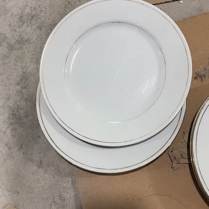 陶20公分盘子盘子盘子两个微瑕