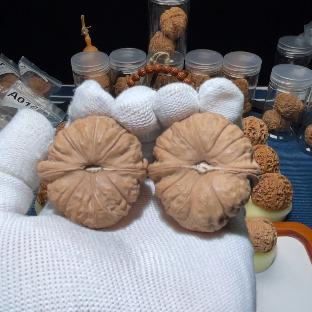 小***黑吊坠文玩核桃平谷南瓜礅42-43-31全品