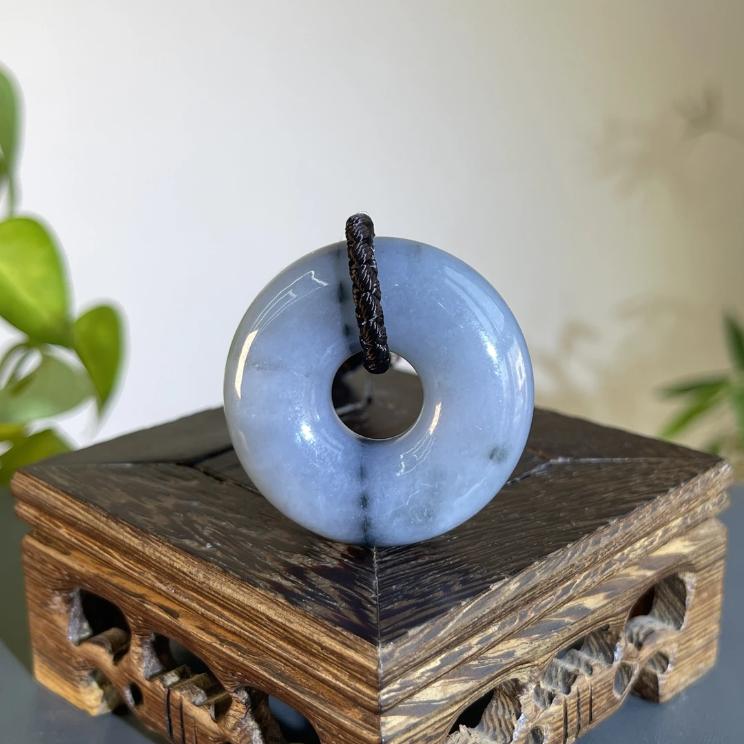 JXA17-37 天然翡翠缅甸A货 甜甜圈