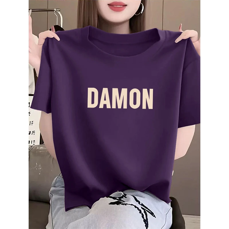 正肩圆领短袖t恤女2025年夏季新款时尚百搭洋气打底衫上衣基础款