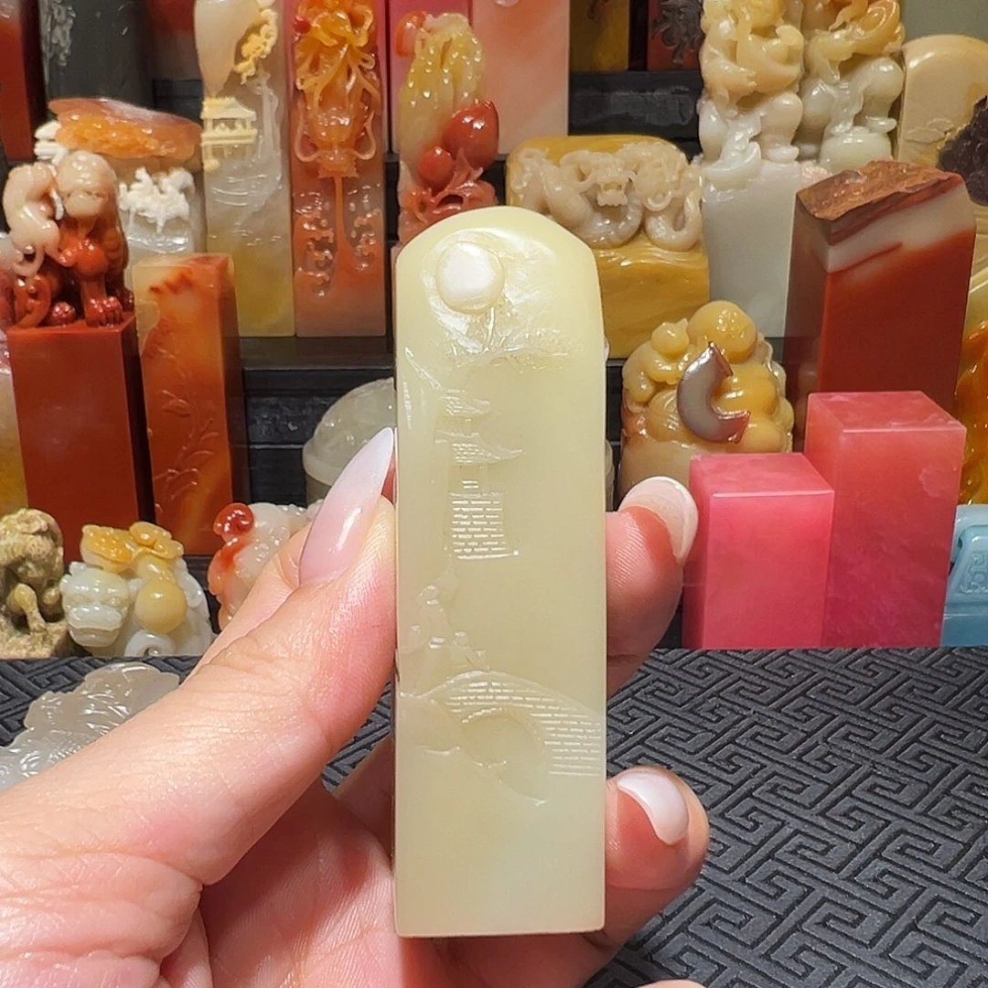 寿山石批发一个2.0左右