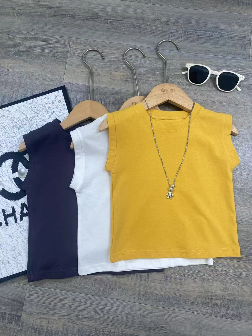 【100%】夏季女吊带纯色无袖背心外穿2025你新款薄款T恤