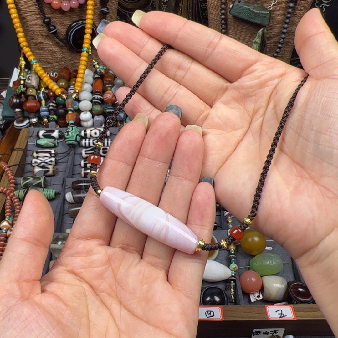 玛瑙/玉髓未镶嵌项链