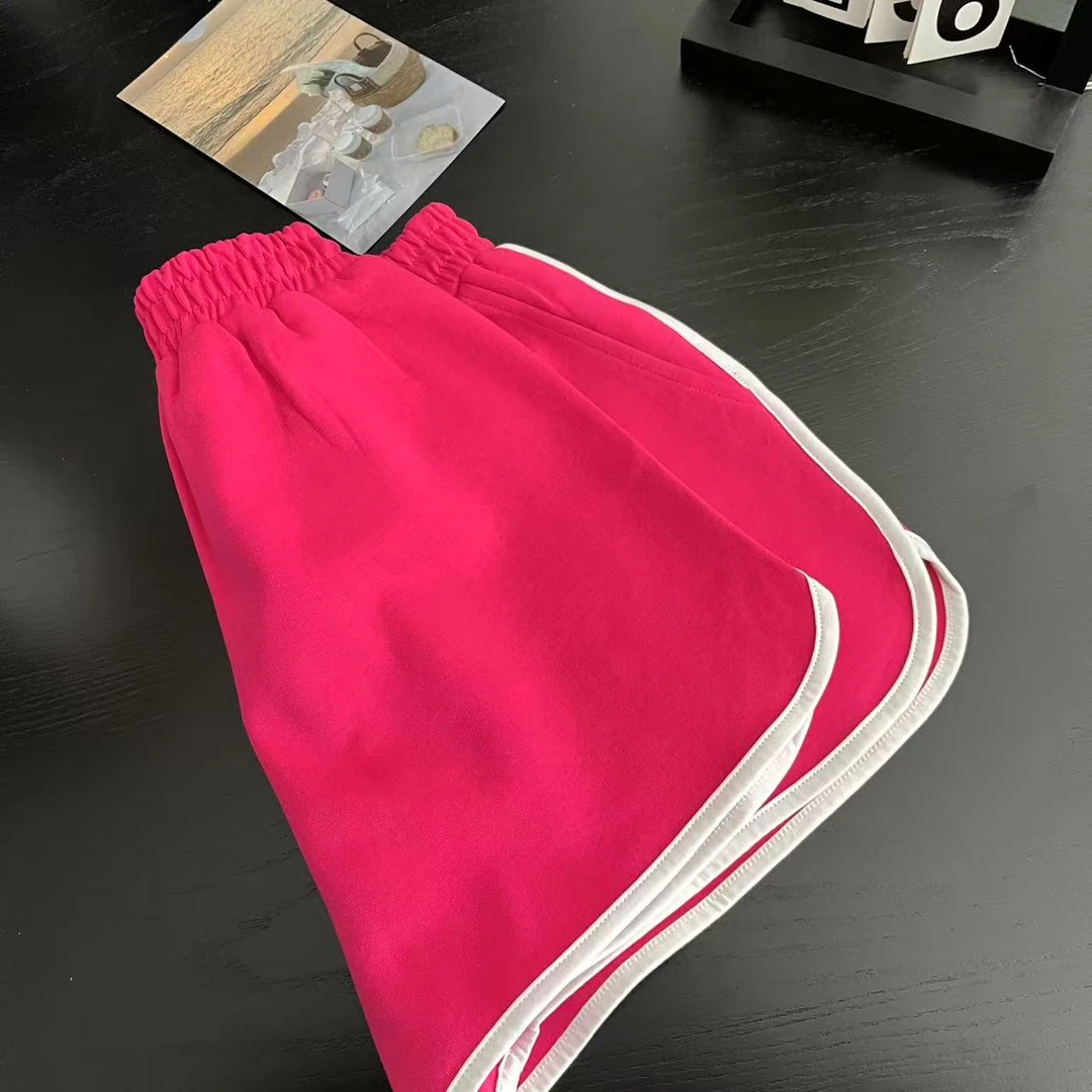 夏款女童短裤玫粉色 3172