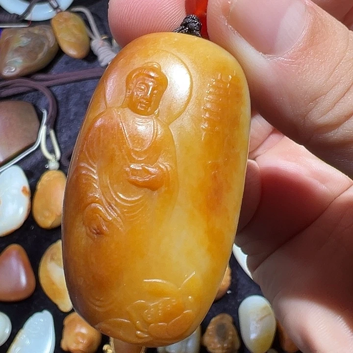 吊坠(不含链)未镶嵌和田玉