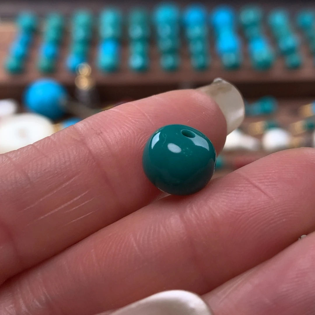 绿松石老型珠未镶嵌