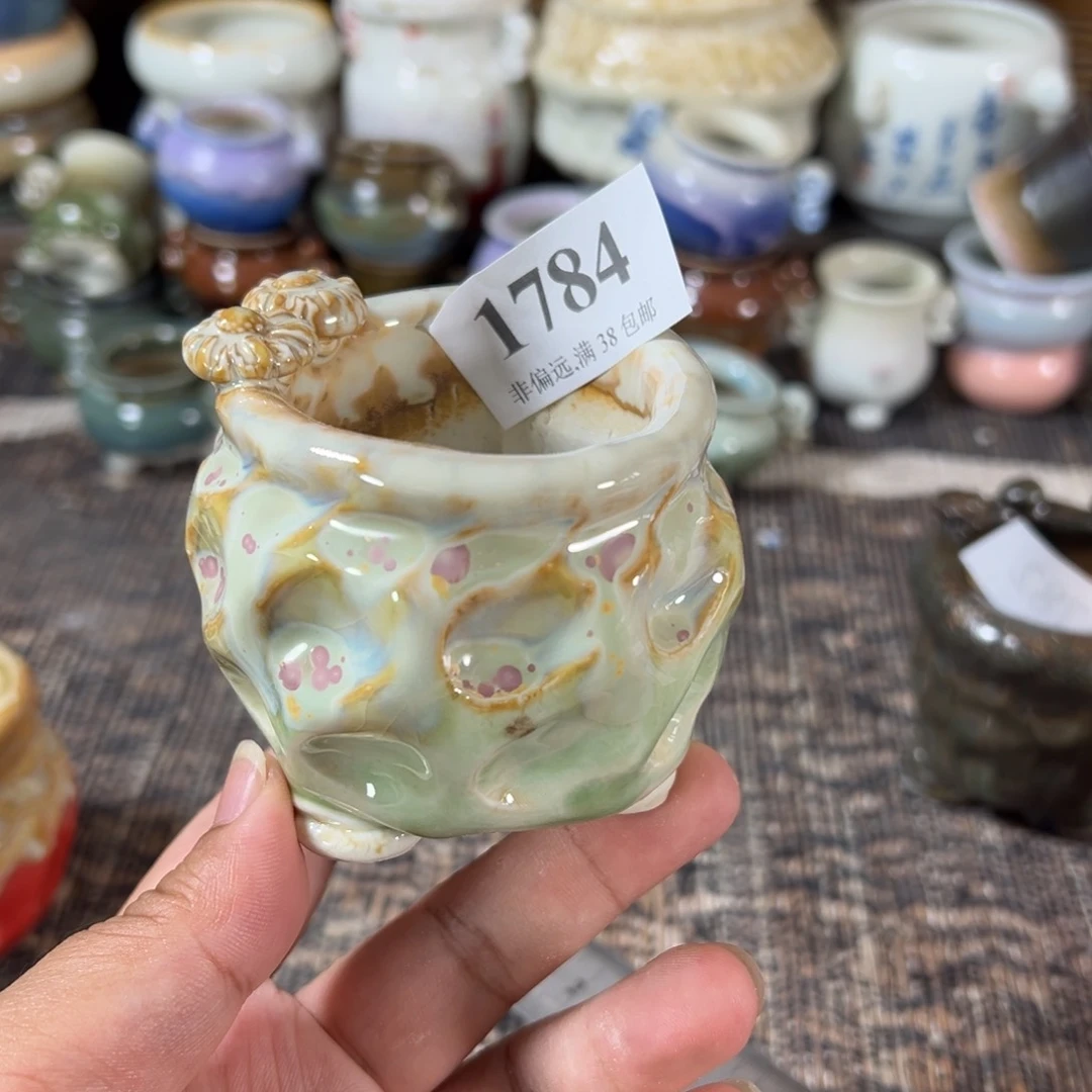 口5 手工花盆满30包邮