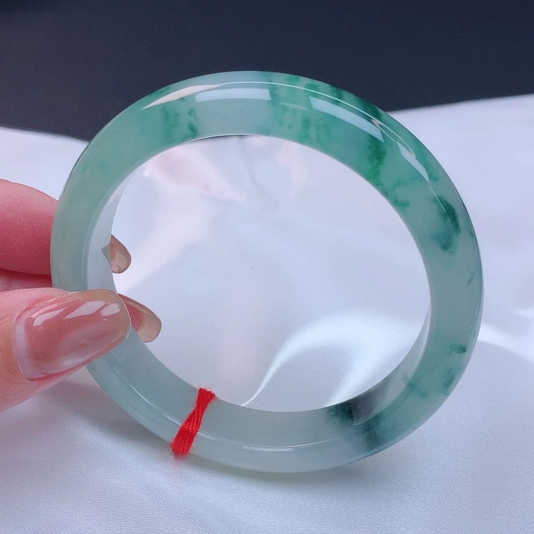 【闪购商品】未镶嵌手镯翡翠水*桃56