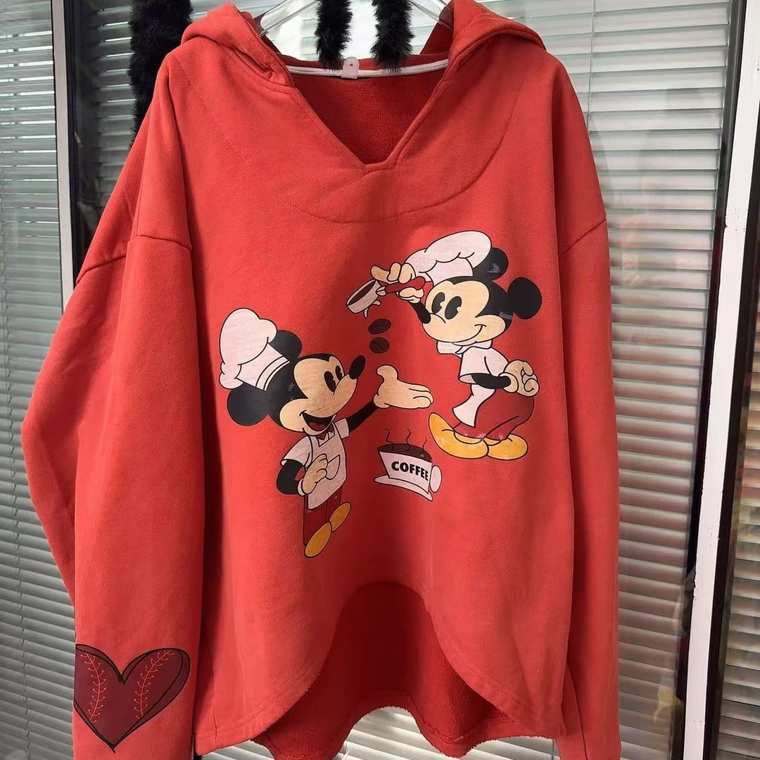 《晓辰推荐》新款韩系休闲宽松长袖女时尚百搭帽衫卫衣