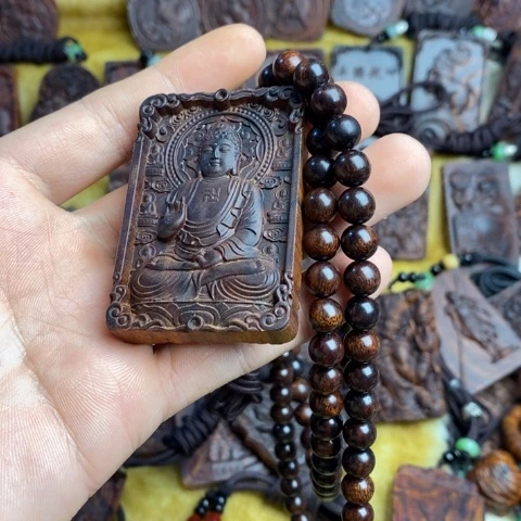 黄花梨/降香黄檀吊坠楊**&工艺品