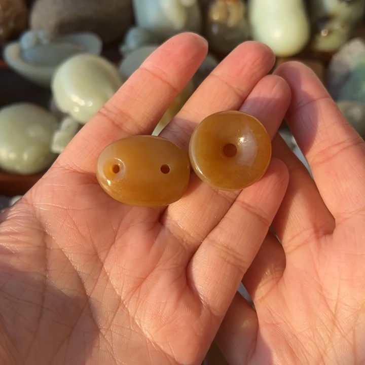 未镶嵌和田玉（糖玉）珠宝奇石敏