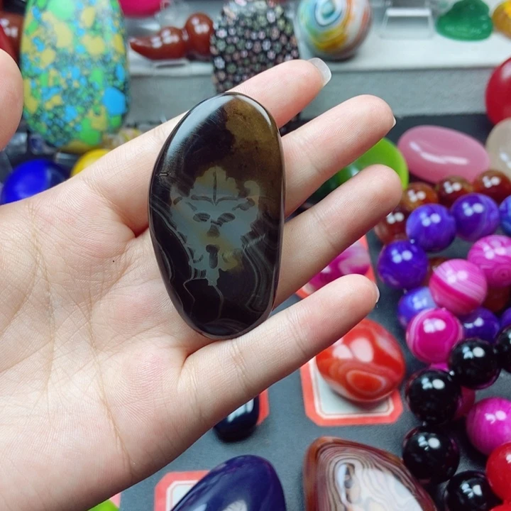 未镶嵌玛瑙/玉髓珠宝奇石