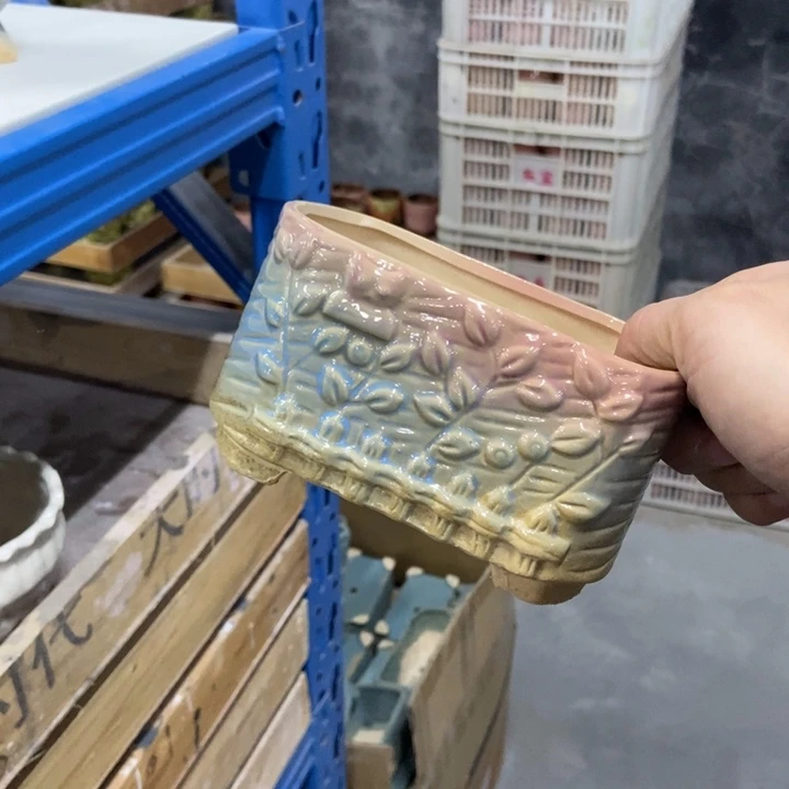 陶瓷花盆单场满9.9发12.5*7*7.5