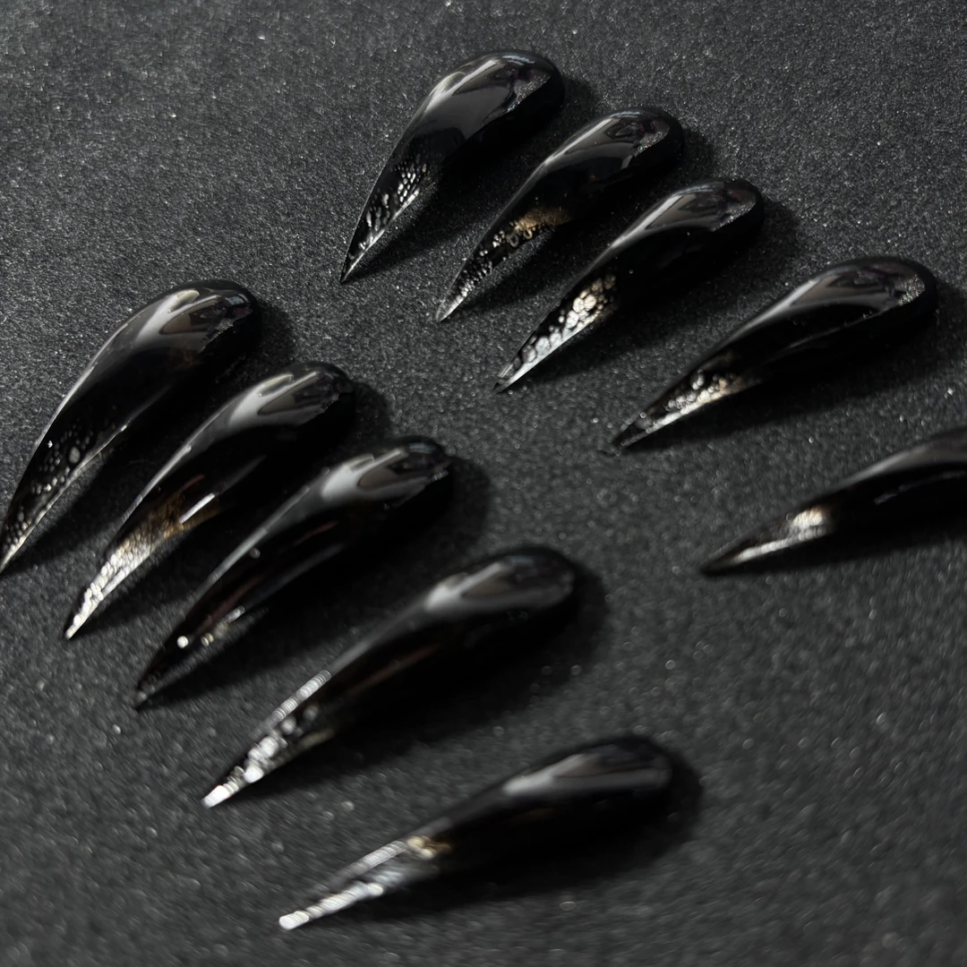 【20-55】高货孤品龙甲猫甲纯手工穿戴甲美甲