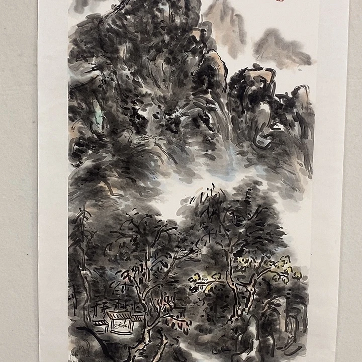 国画书画作品多次参加全国书画大