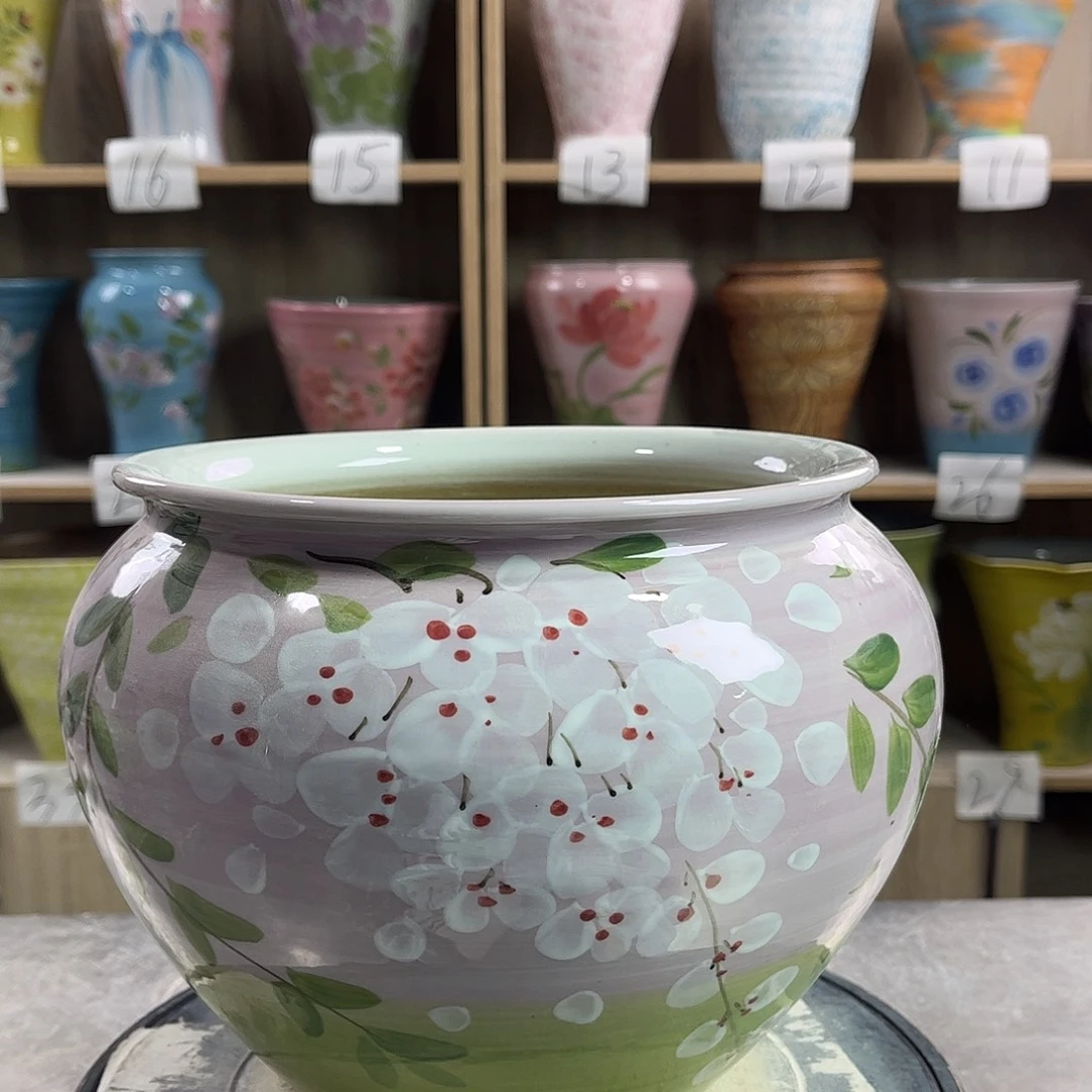 景德镇陶瓷花盆花盆