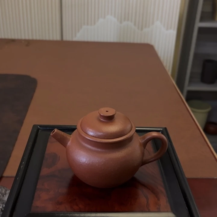 茶壶紫砂明清流红皮龙紫砂壶