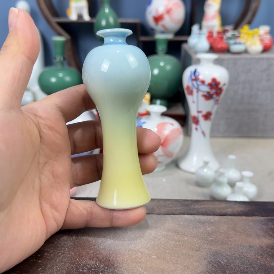 陶瓷手工小花器摆件