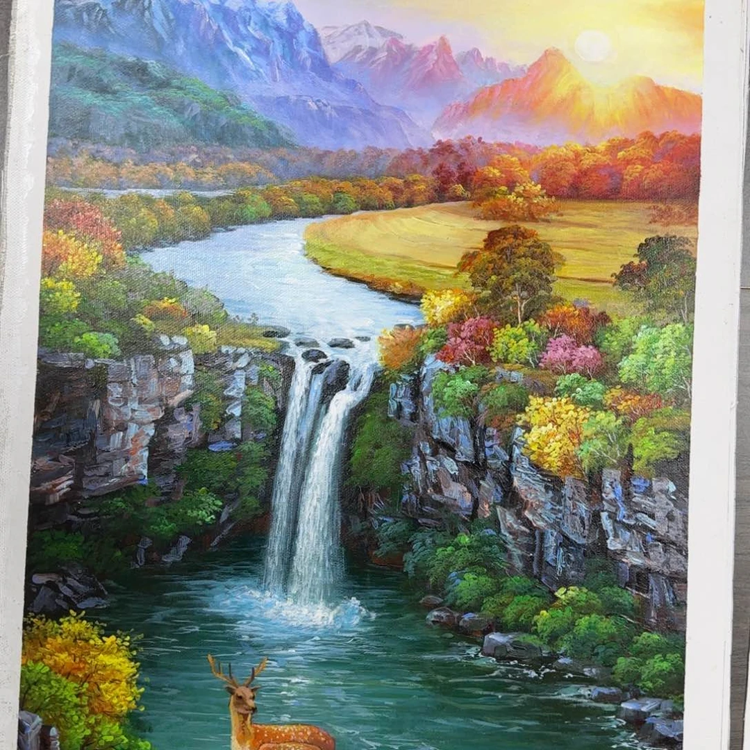油画加油加油努力加油加油