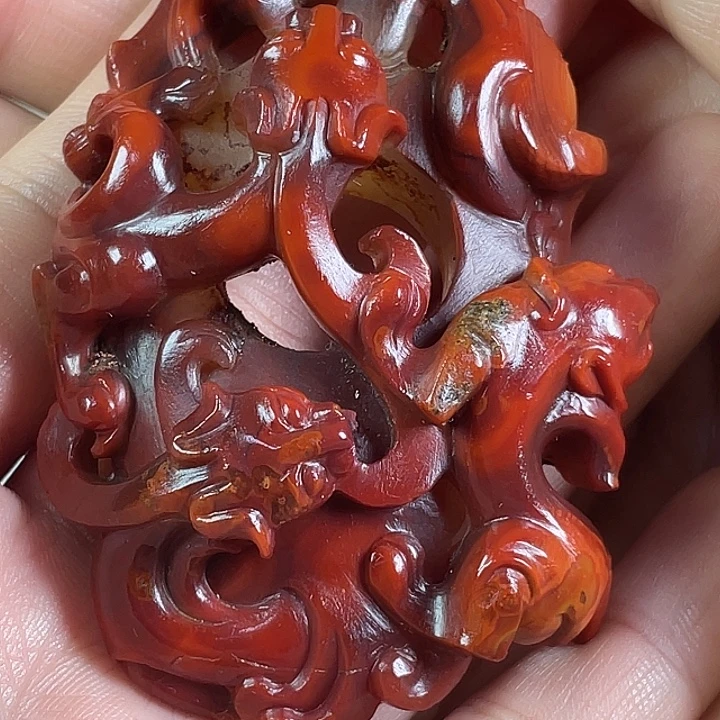 文***哥和田玉未镶嵌挂件