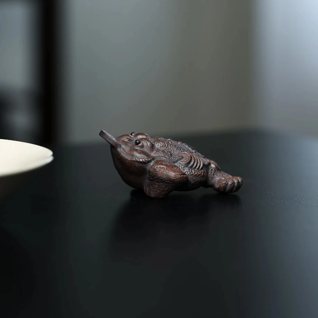 紫砂茶周边  金蟾