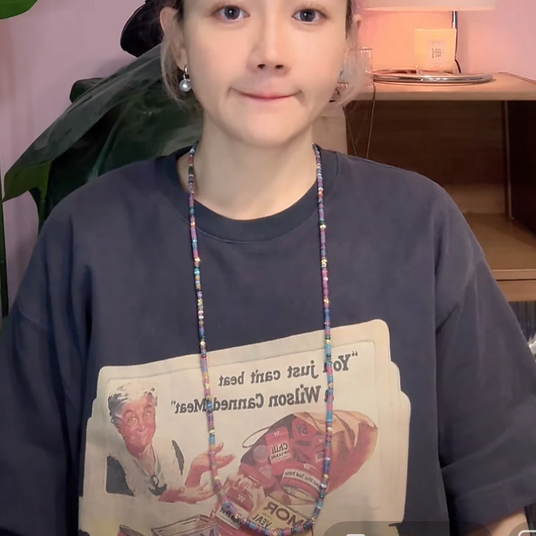 铜项链 毛衣链长款彩虹花园项链25秋冬新款