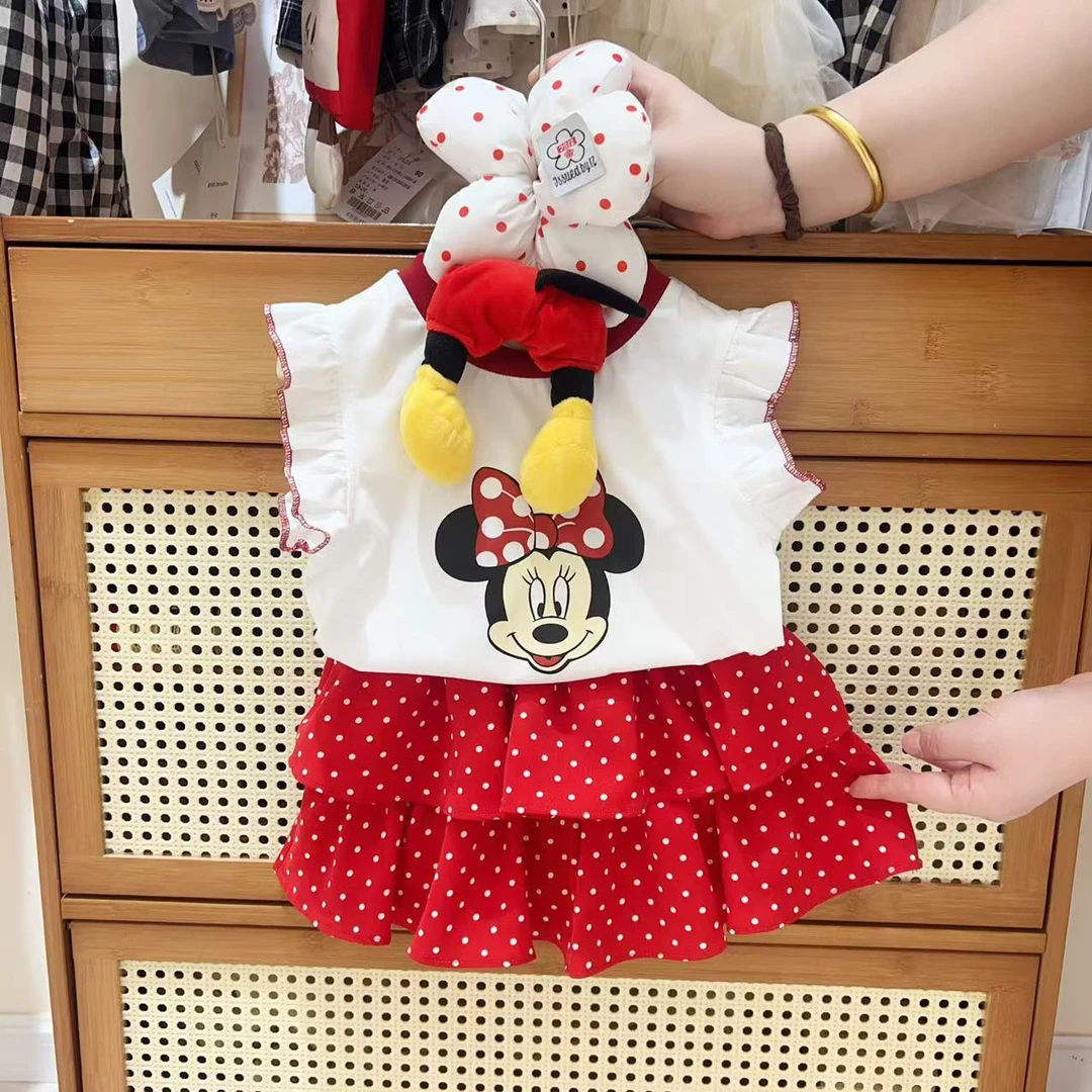 【BaoBao】2025夏季女童纯棉韩版米奇套装803