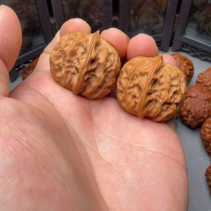 吊坠文玩核桃野核龙珠31