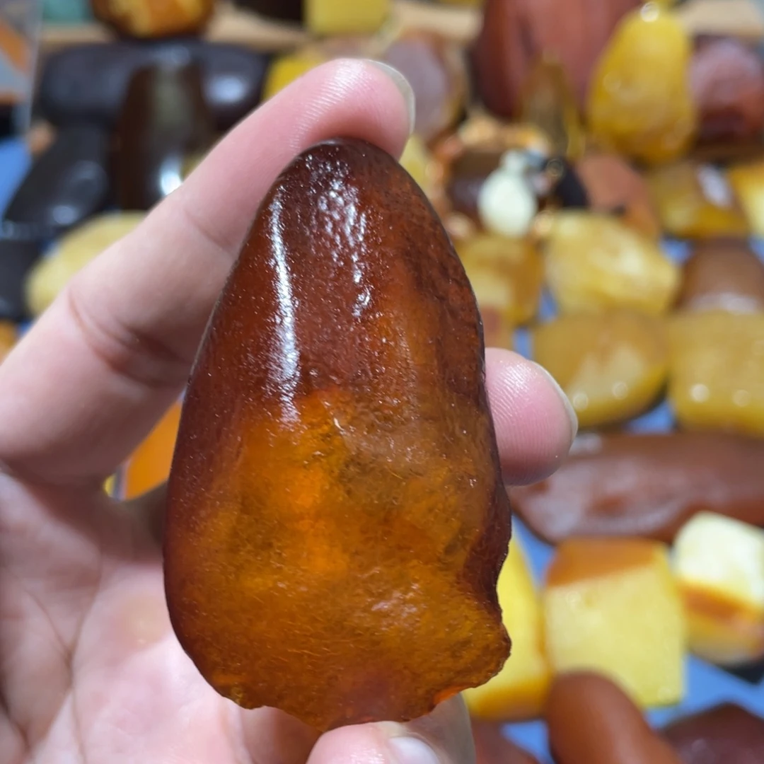 未镶嵌定制蜜蜡波罗的海琥珀饱满金沙