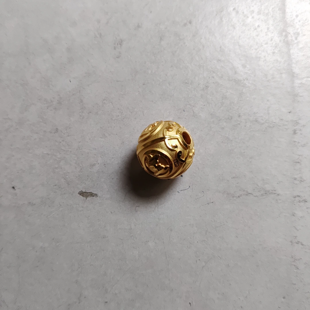 金元宝足金999貔貅珠子首饰