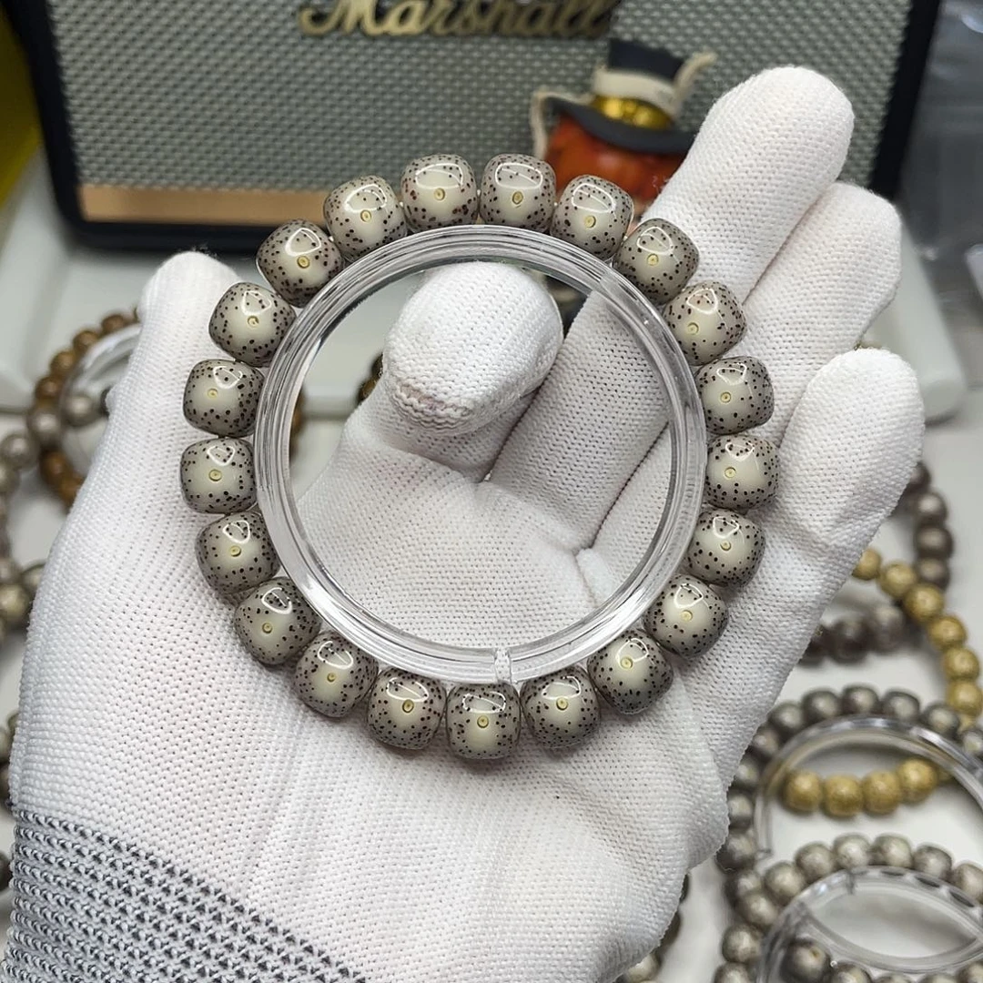 手串星月菩提11mm 灰冰大眼