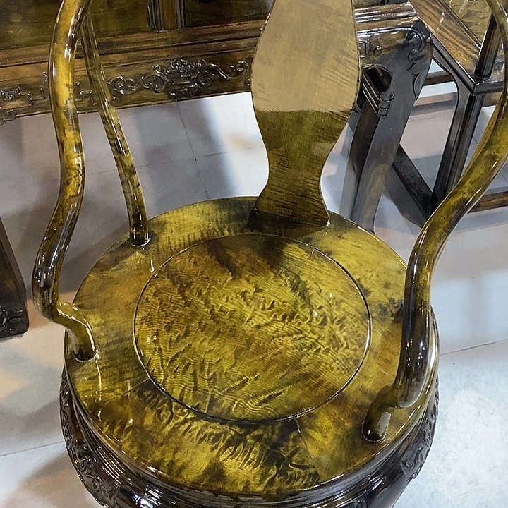 稍***躁楠木转转椅子一把