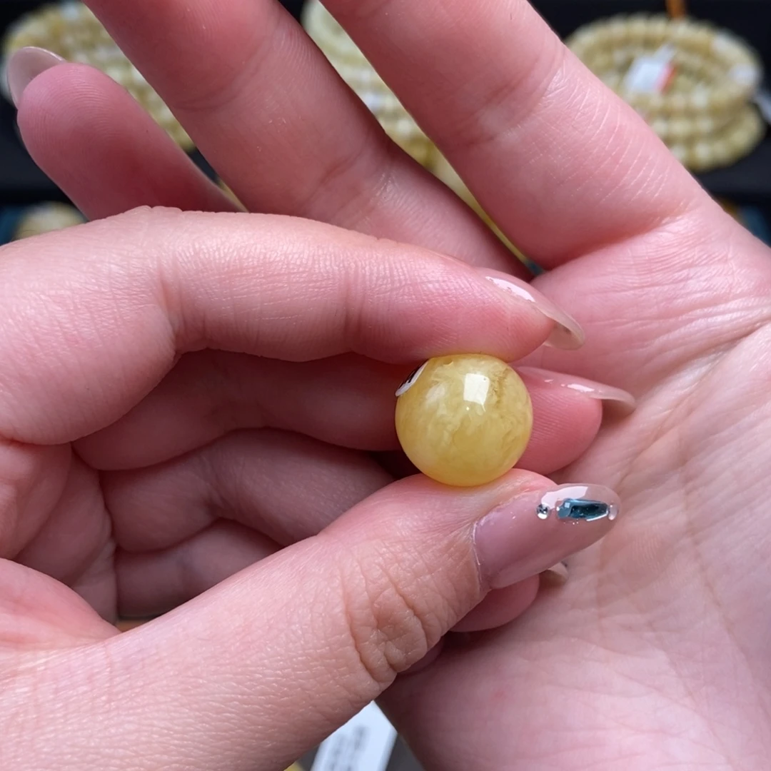 蜜蜡未镶嵌珠宝奇石卡14.5