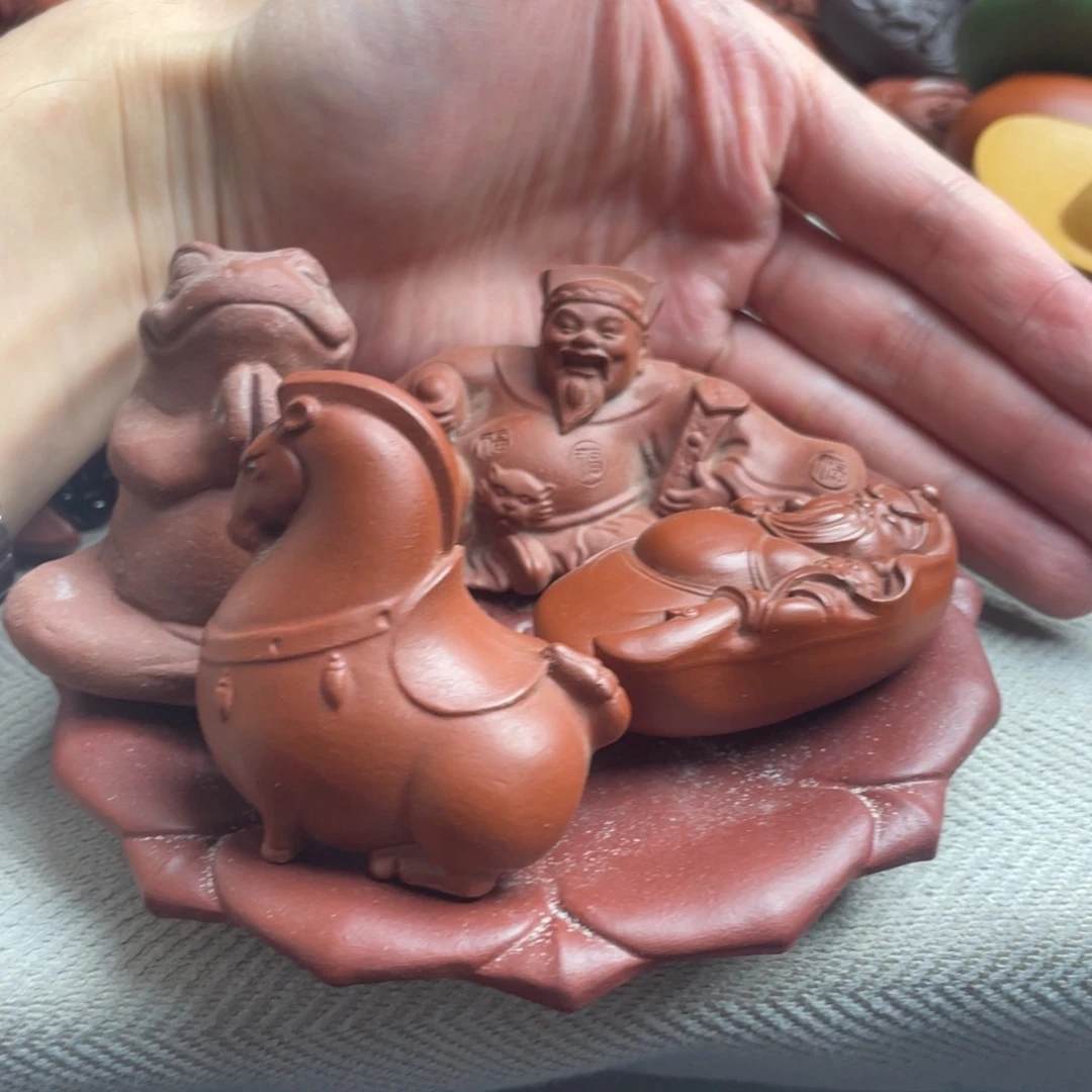 紫砂茶宠紫砂瑕疵