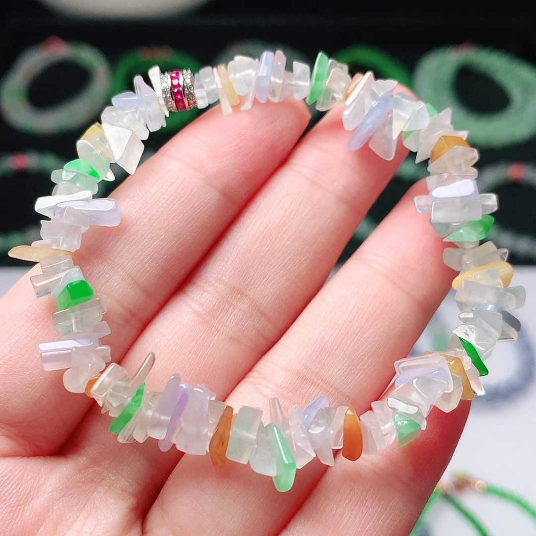 未镶嵌手链翡翠翡翠