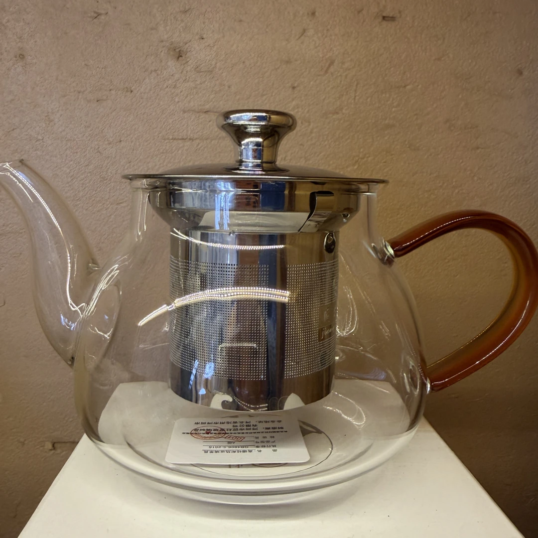 400毫升钢漏壶电陶炉明火都可以加热耐高温高硼硅玻璃