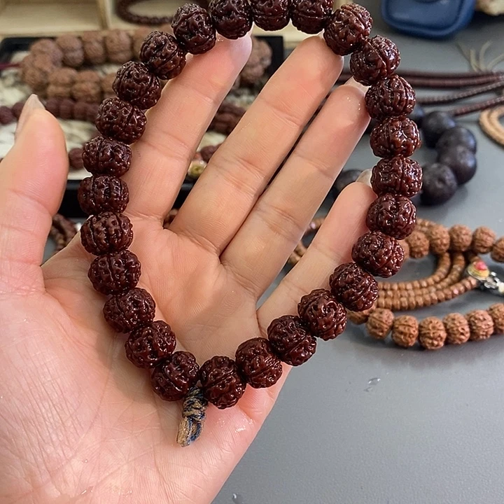 文玩核桃手串13mm中加