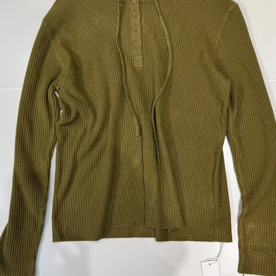 【坦姐严选 实体品质】连帽针织衫套头内搭单穿毛衣开衫8699