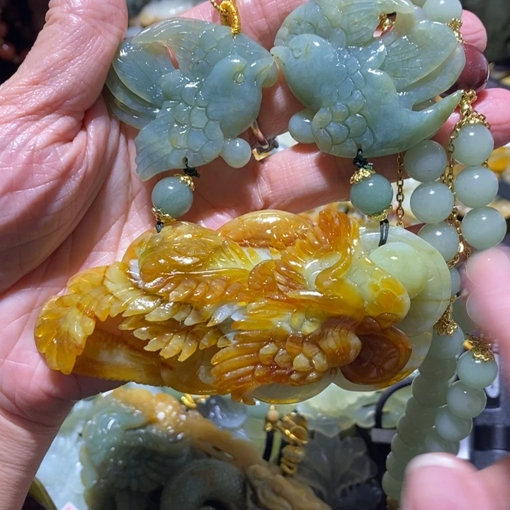岫玉岫玉吊坠未镶嵌