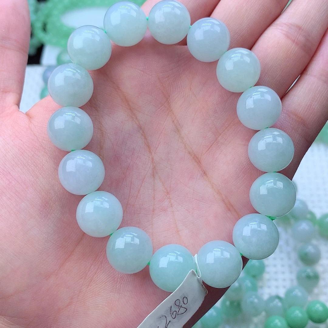 翡翠未镶嵌毛衣链