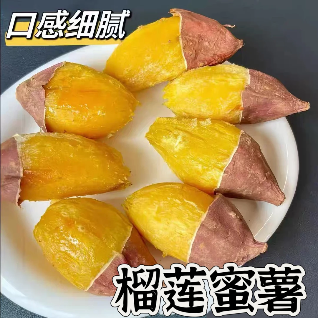 榴莲蜜薯玛莎莉红薯番薯香甜粉糯金黄蜜薯红瑶金时农家烤红薯当季