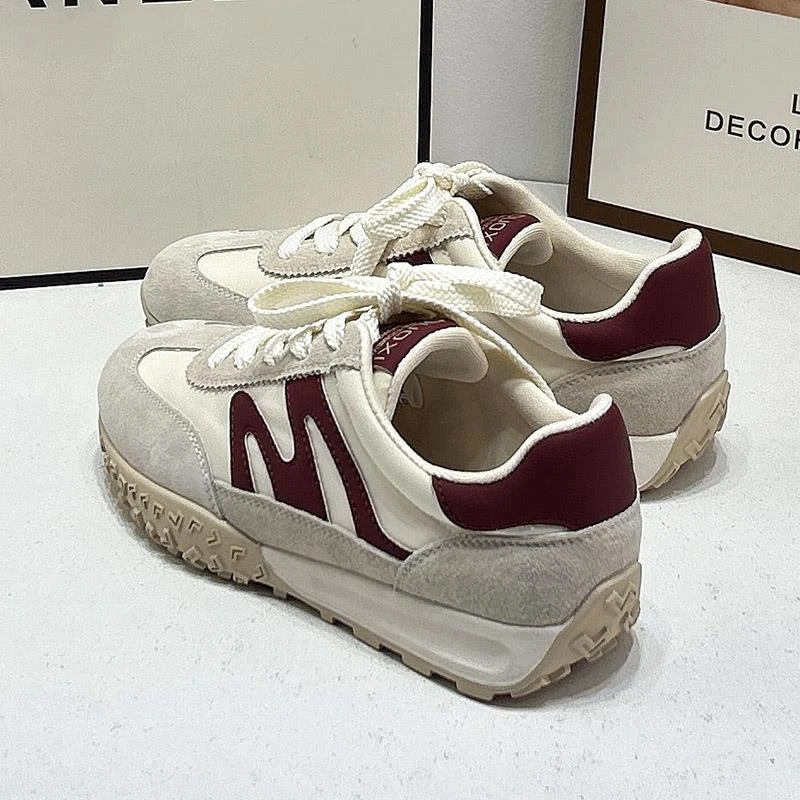 正品复古德训鞋女款2025春季新款显脚小板鞋百搭运动休闲鞋阿甘鞋